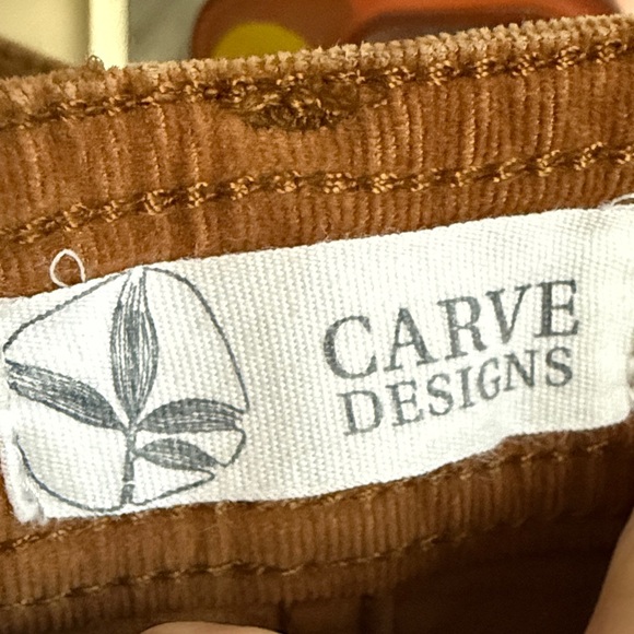 Carve Designs Carmel Brown Corduroy Pants Sz 2 - Picture 2 of 16